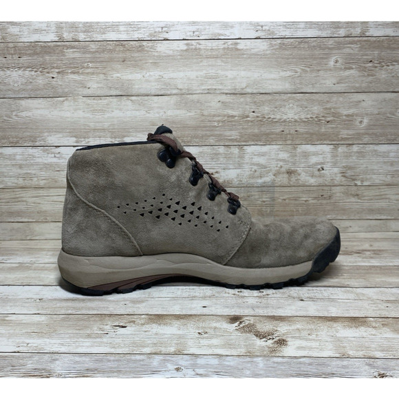 Danner Boots Womens 8 Grey Vibram Sole Danner Dry Mega Grip Hiking Camping - Picture 6 of 14
